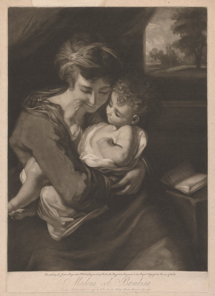 Madona com Criança de John Raphael Smith