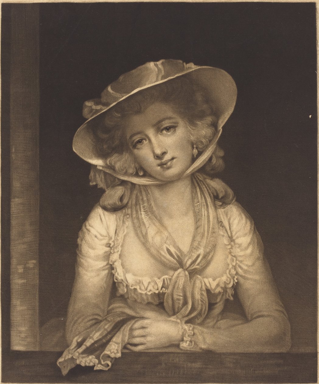 Phoebe Hoppner, publicado em 1784. de John Raphael Smith