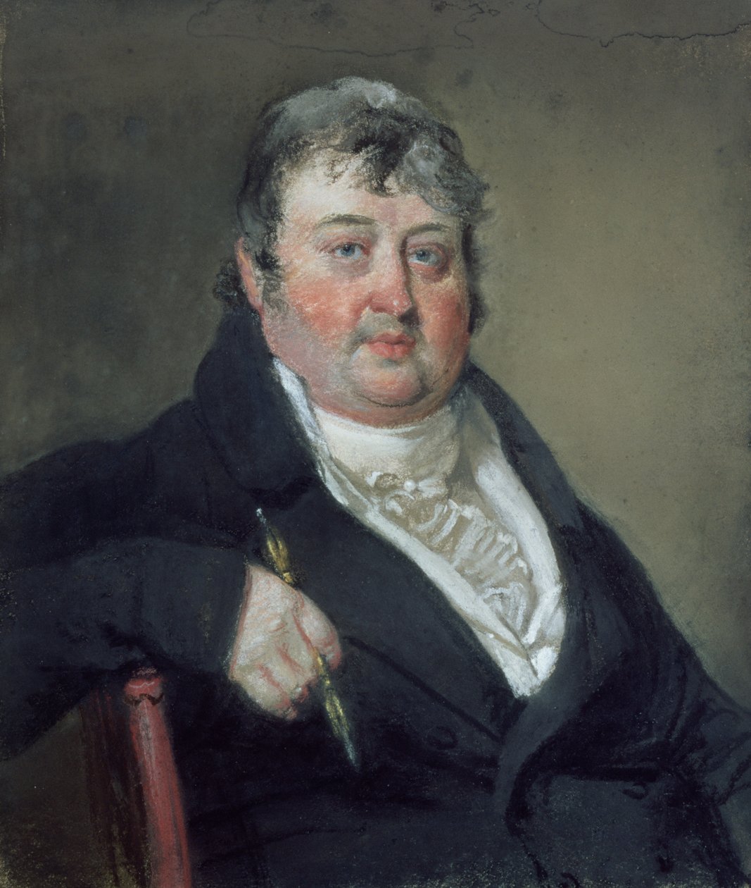 Retrato de Júlio César Ibbetson (1759-1817) (pastel sobre papel) de John Raphael Smith