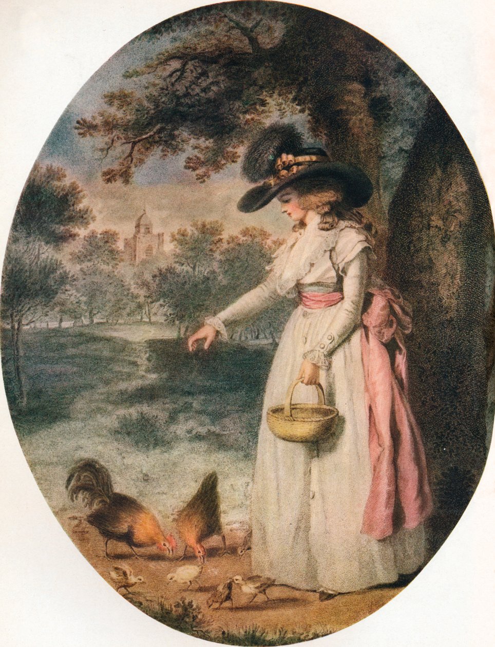 Emprego Rústico, século c18th, 1916 de John Raphael Smith