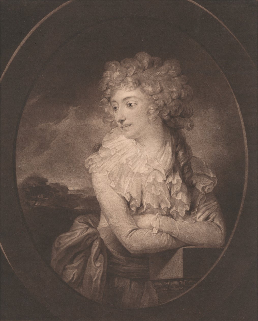 Sarah Anne, condessa de Westmorland de John Raphael Smith