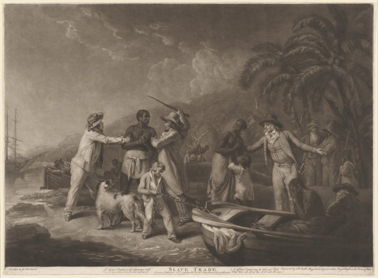 Comércio de escravos, 1791. de John Raphael Smith