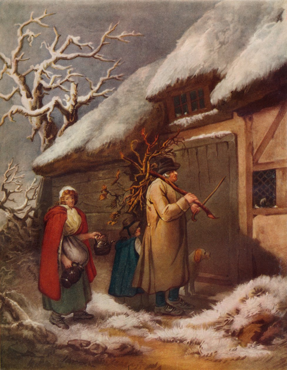 A Família Cottage, século c18th, 1916 de John Raphael Smith