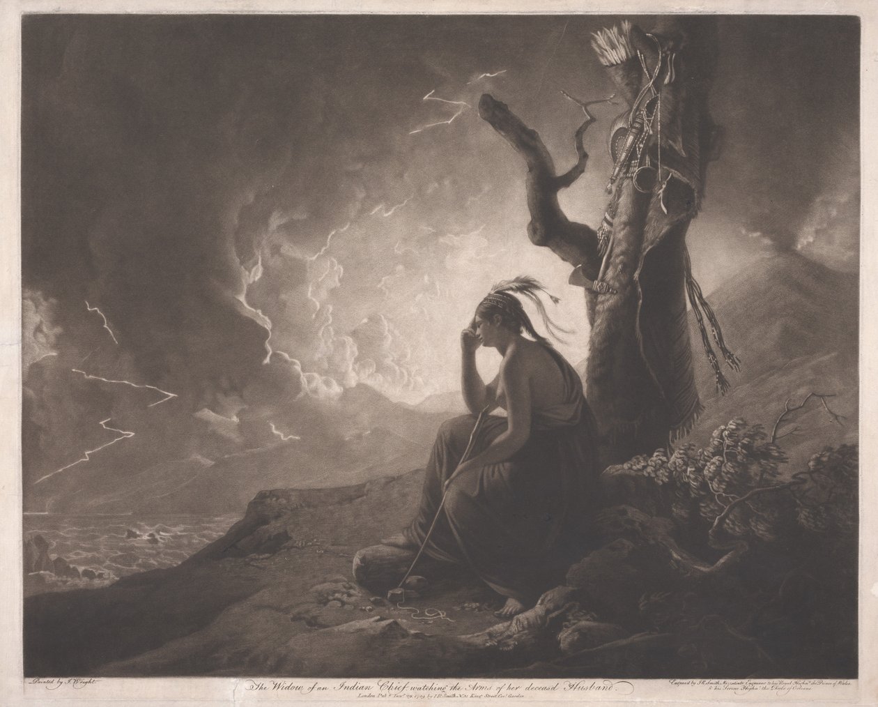 A viúva índia de John Raphael Smith