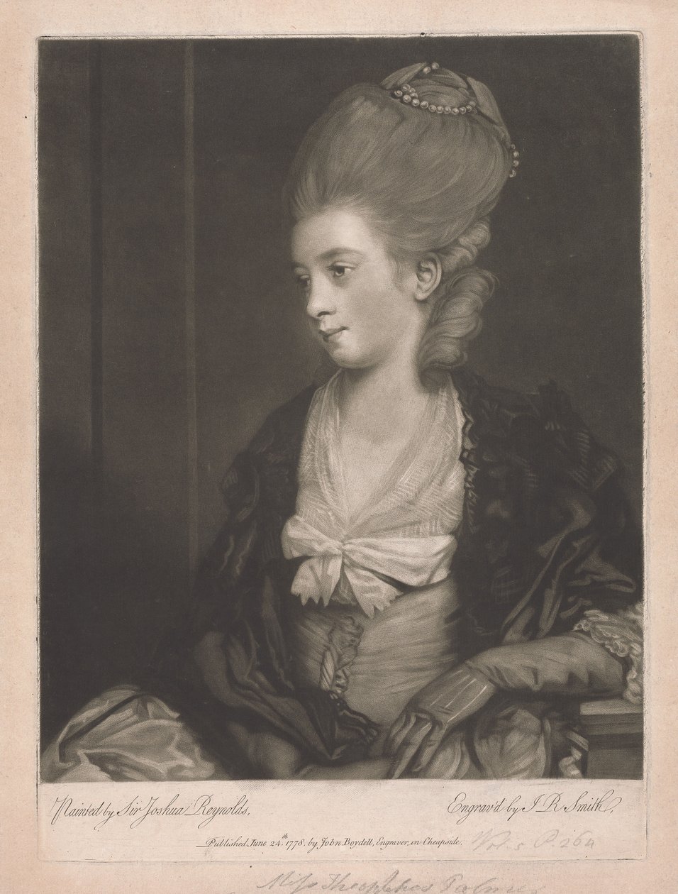 Theophelia Gwatkin (nascida Palmer) de John Raphael Smith