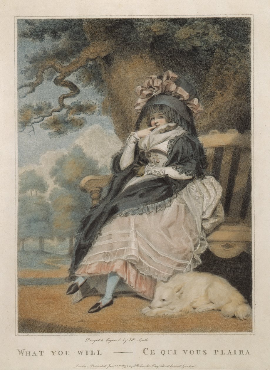 O que você vai - o que você vai gostar, 1791 de John Raphael Smith