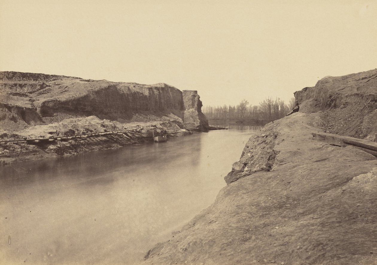 Canal Gap holandês, Rio James, março de 1864 de John Reekie