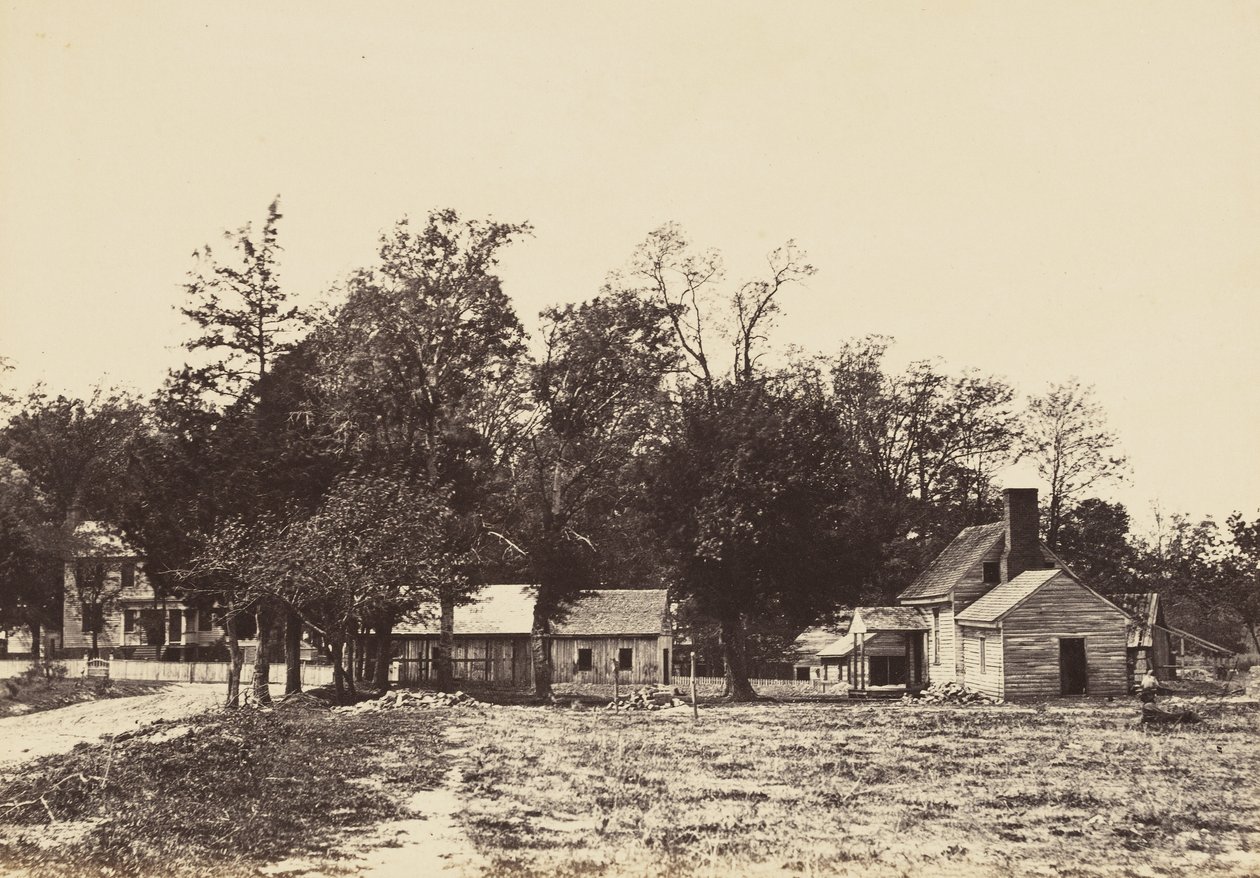 Mechanicsville, Virgínia., Abril de 1865 (impressão de albumina montada em papel de capa) de John Reekie