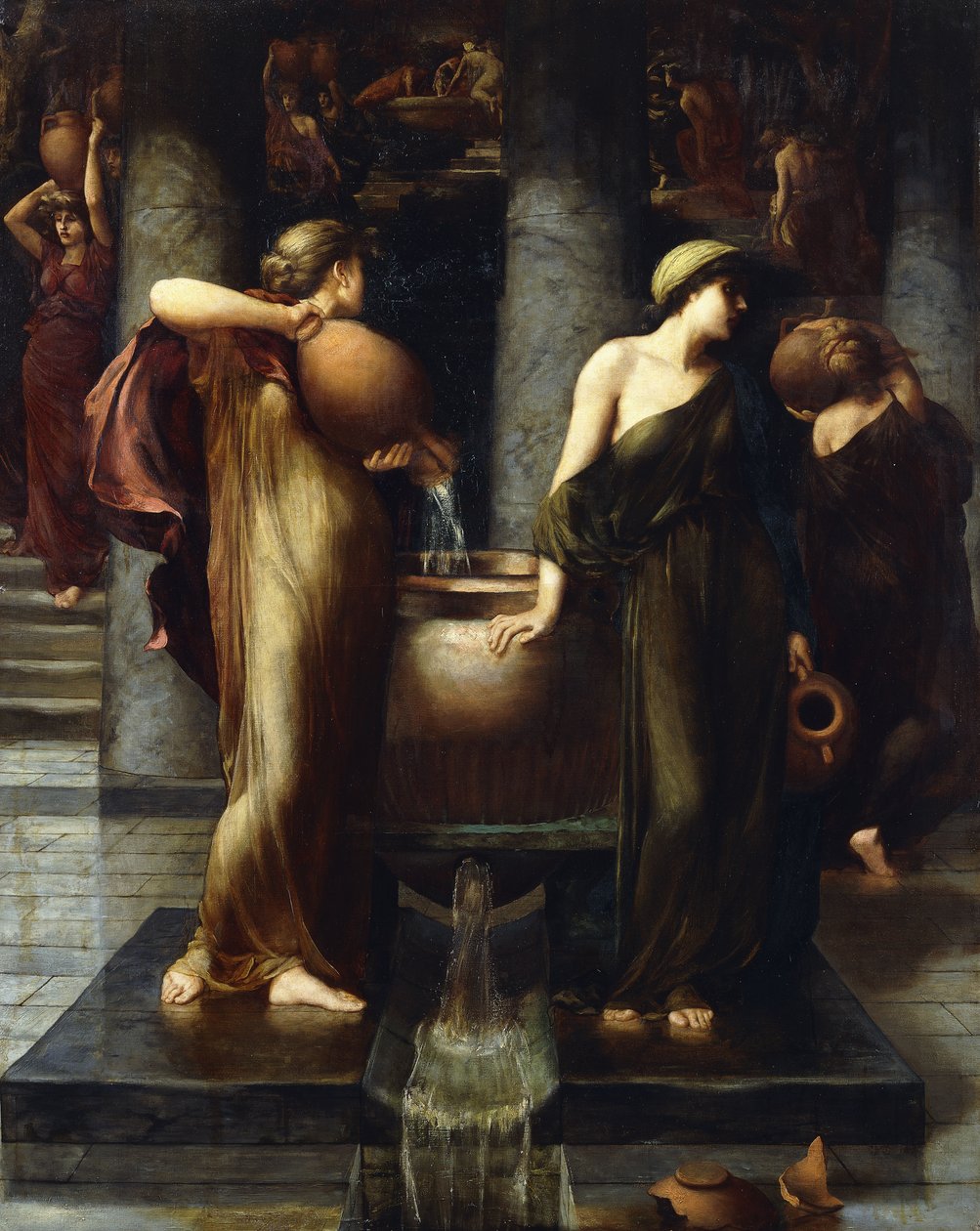 O Trabalho das Danaids, 1878 de John Reinhard Weguelin