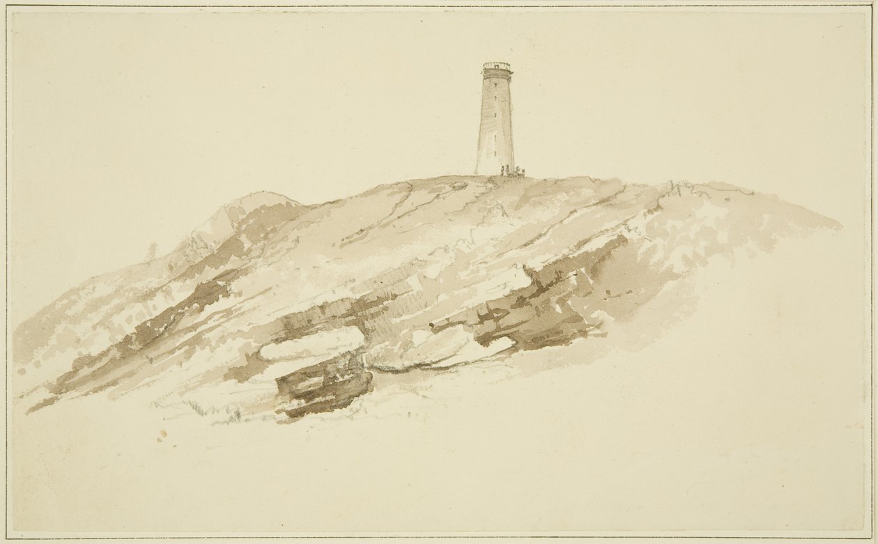Farol na Orla Plana de John Reverend Eden