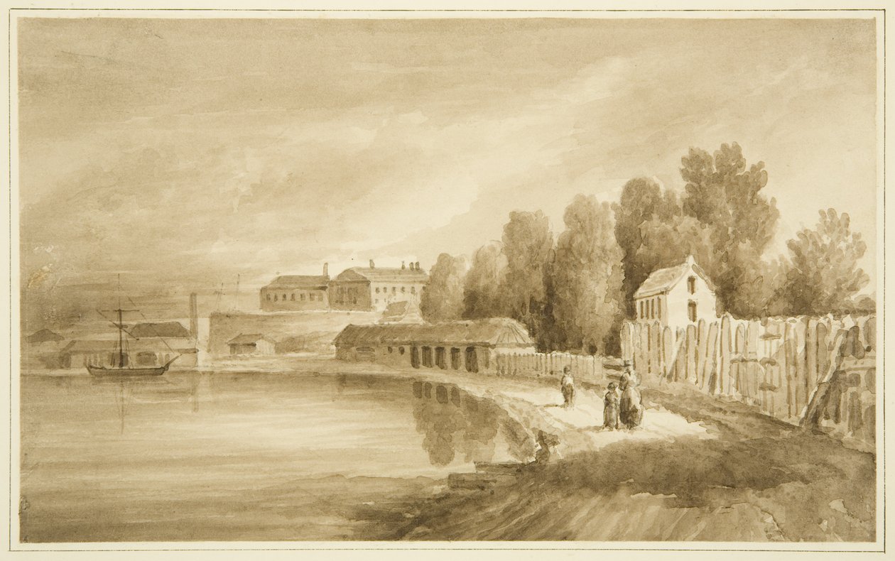 Passeio de Corda e Costas de New Gaol de John Reverend Eden