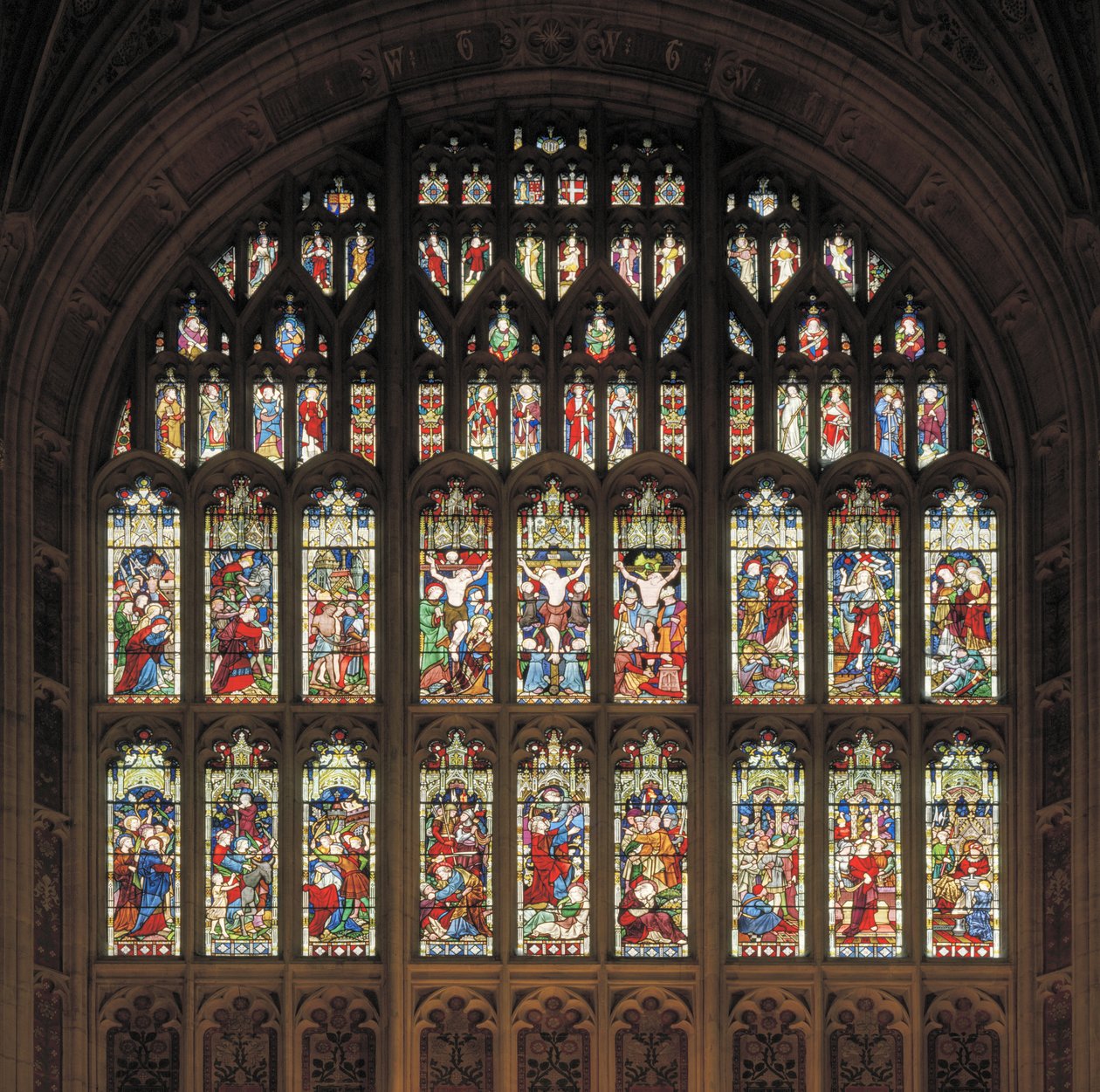 Janela leste, 1856 (vitral) de John Richard Clayton