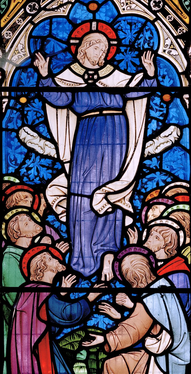 A Ascensão, 1860 (vitral) de John Richard Clayton