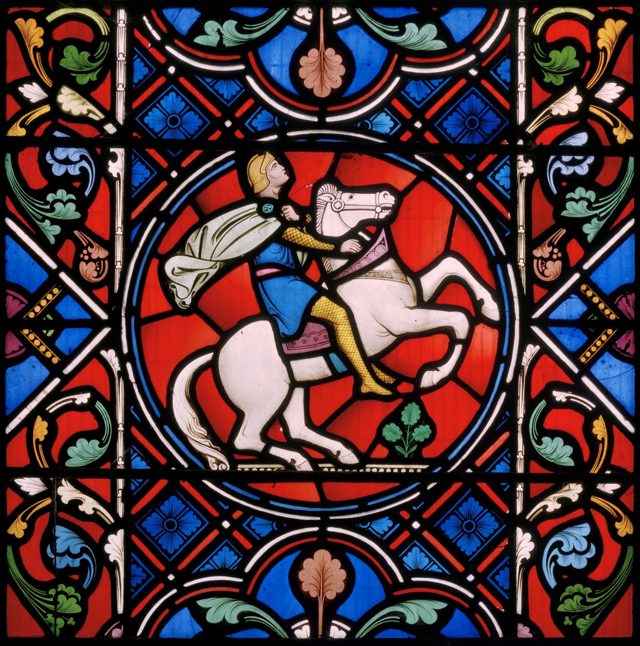 Upton Magna, St Lucy, Clayton e Bell, John Richard Clayton (1827-1913), Cavalryman Romano, 1860 de John Richard Clayton