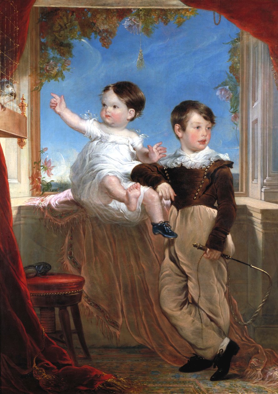 "John Strange Williams e Sarah Ann Williams", 1830.                                          de John Richard Wildman