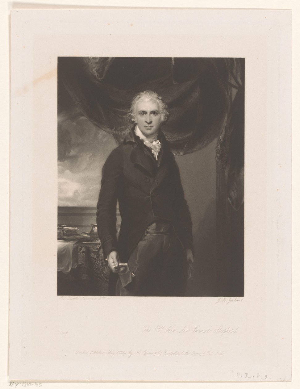 Retrato de Samuel Shepherd de John Richardson Jackson