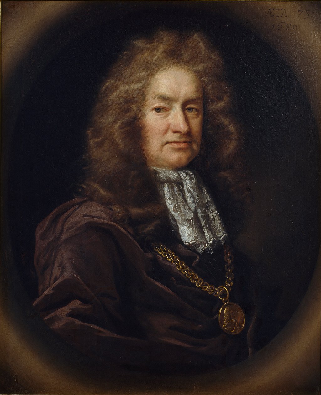Elias Ashmole, 1687 de John Riley