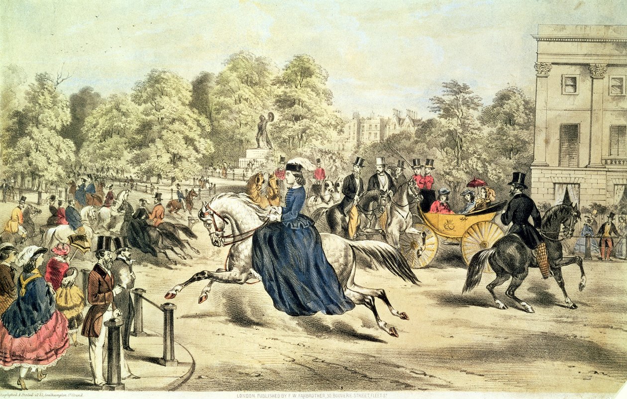 Cavalgando em Rowten podre, Hyde Park de John Ritchie