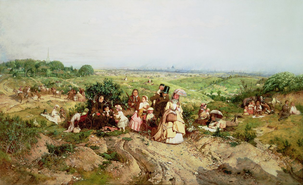 Vista sobre Londres a partir de Hampstead Heath de John Ritchie