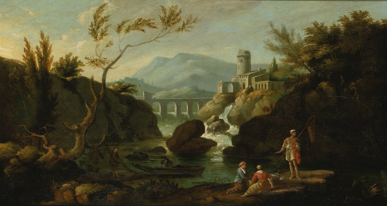 Paisagem Clássica, 1822-1826 de John Ritto Penniman