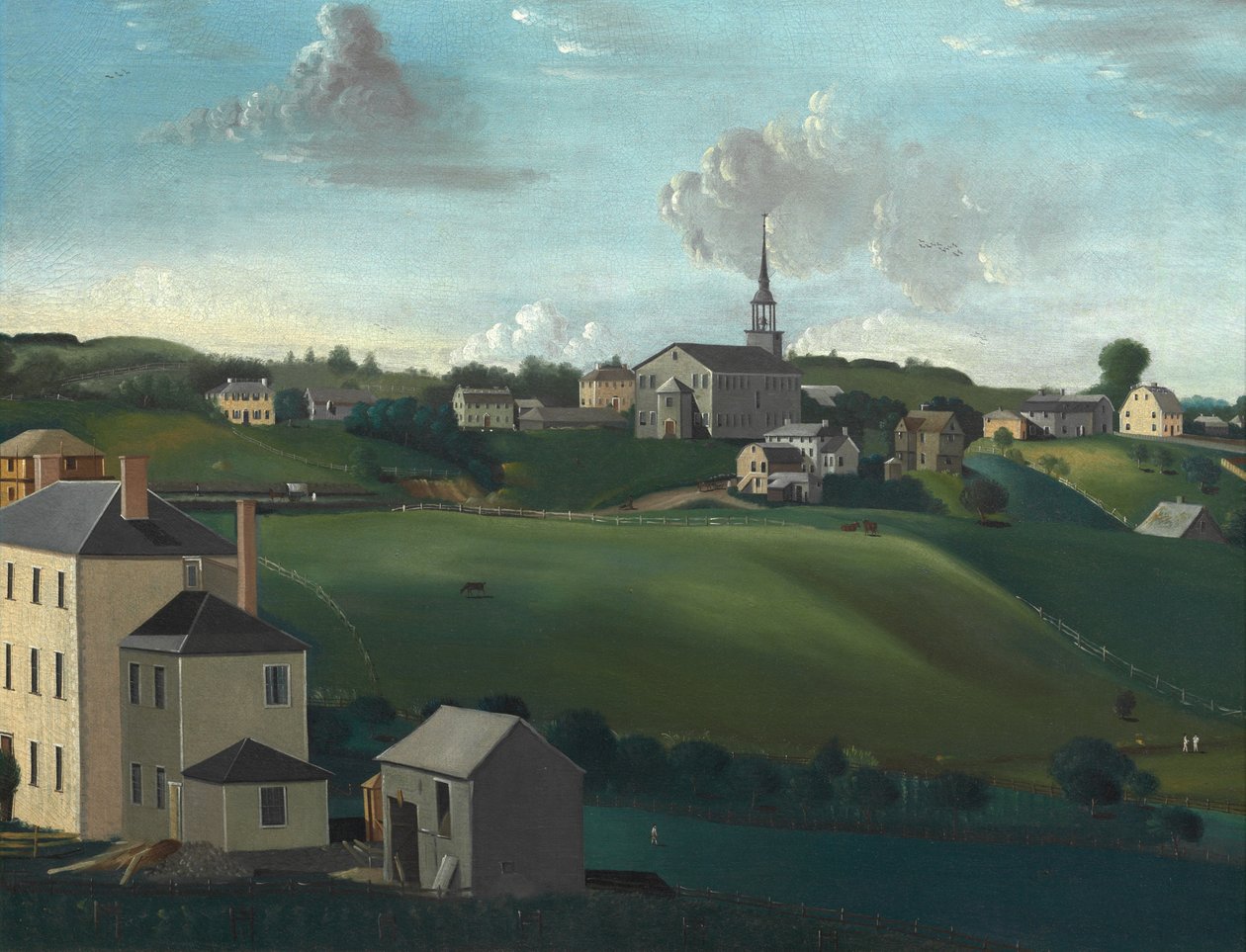 Meetinghouse Hill, Roxbury, Massachusetts, 1799. de John Ritto Penniman