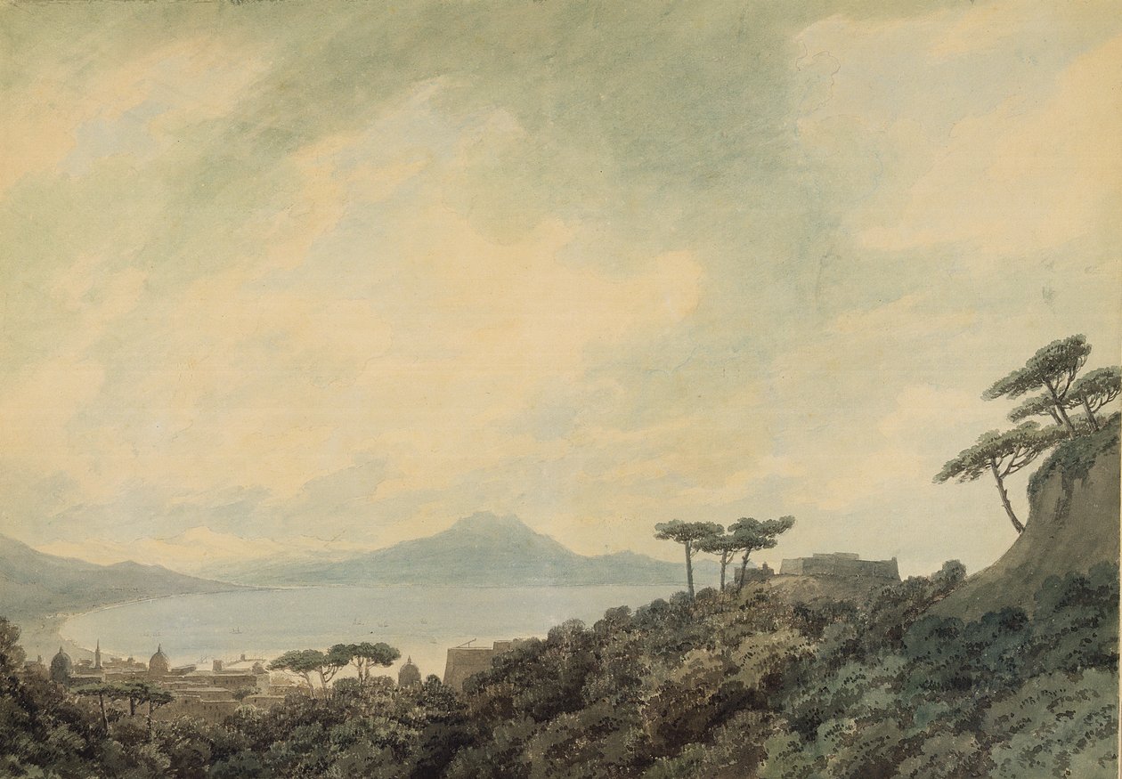 Baía de Nápoles de Capodimonte de John Robert Cozens