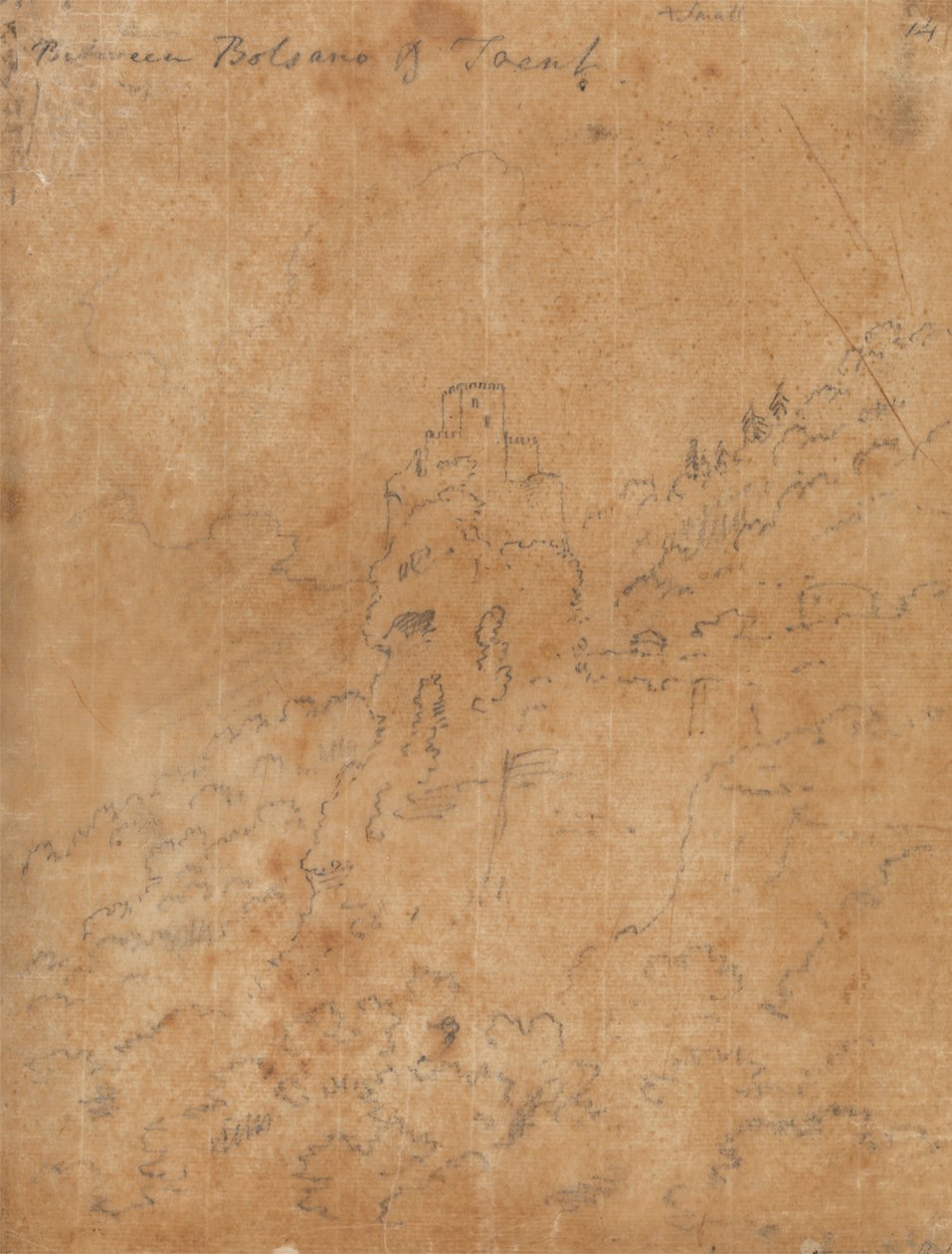 Entre Bolzano e Trent de John Robert Cozens