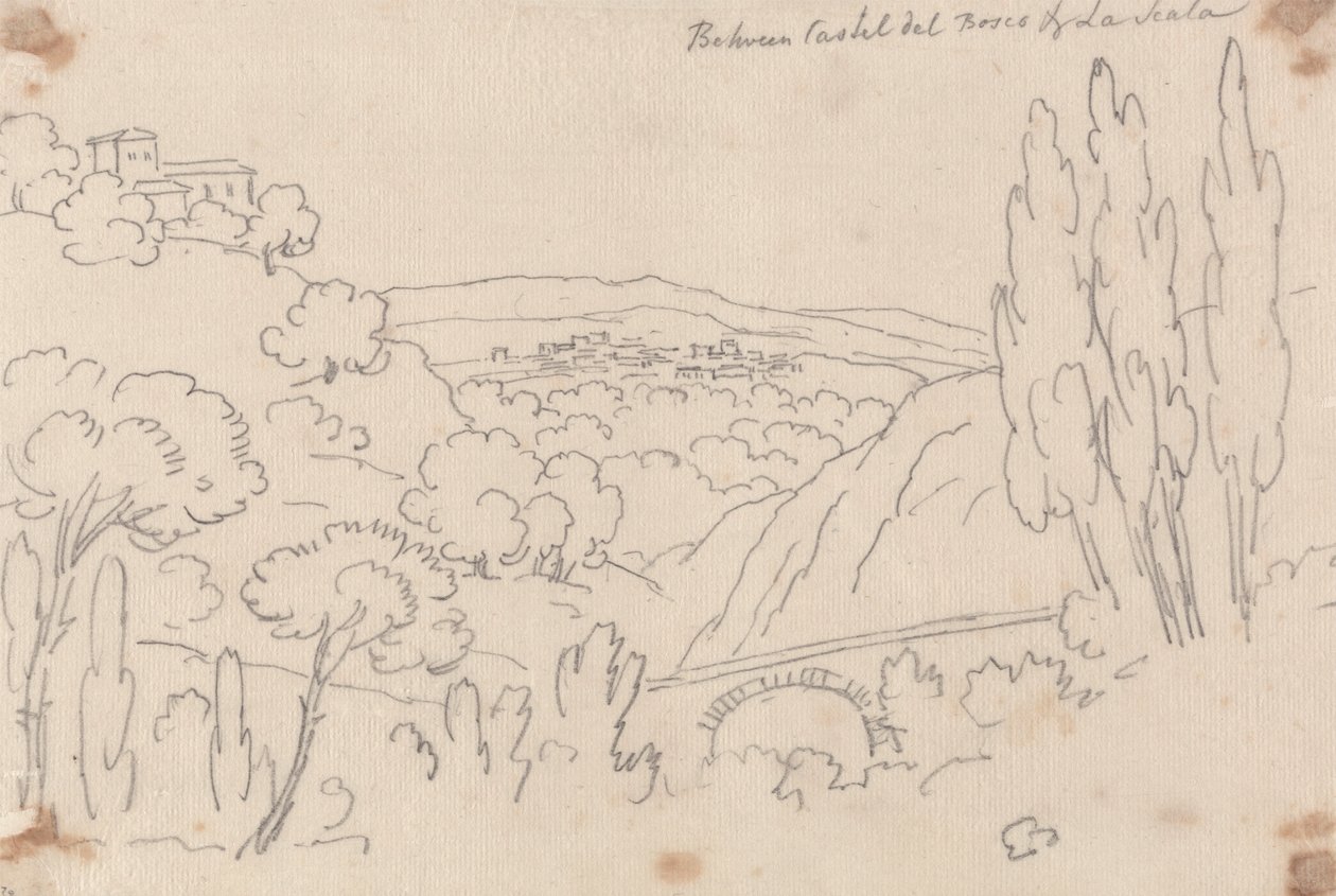 Entre Castel del Bosco e La Scala de John Robert Cozens