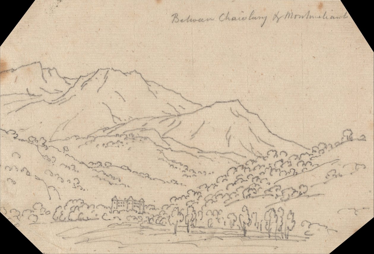 Entre Chambéry e Montmélian de John Robert Cozens