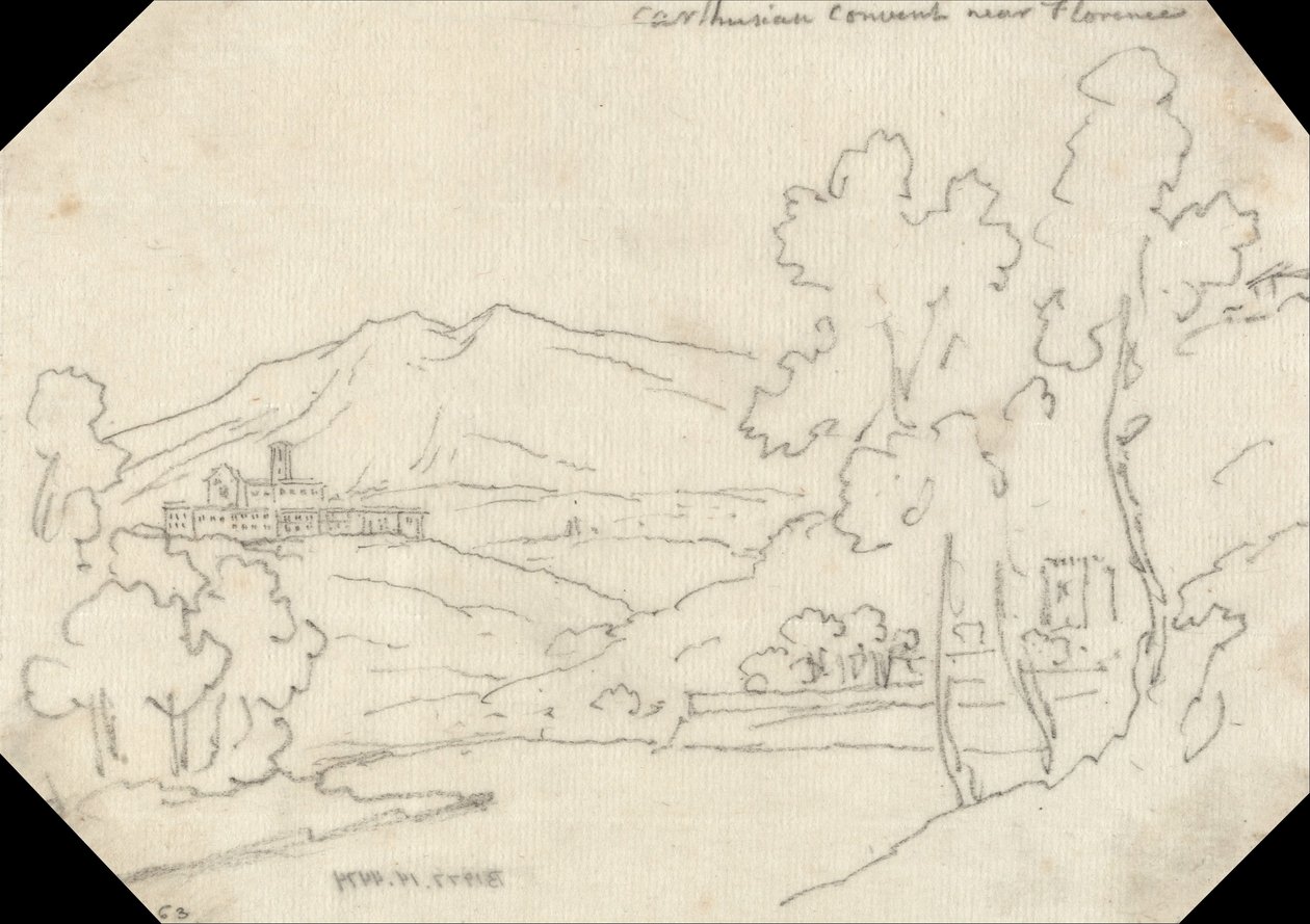 Convento dos Cartuxos perto de Florença de John Robert Cozens