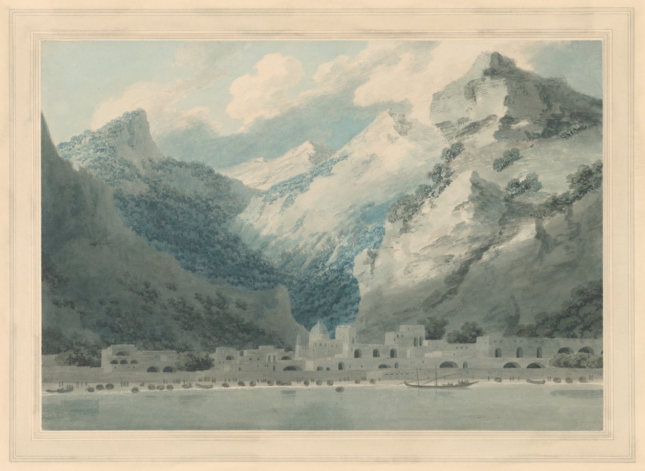 Cetara no Golfo de Salerno de John Robert Cozens