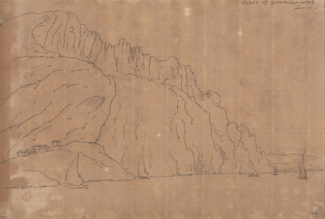 Costa de Génova de John Robert Cozens