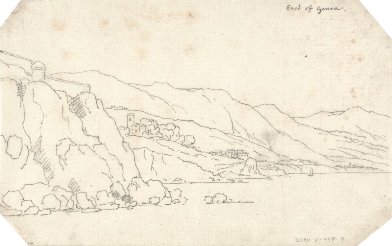 Leste de Génova de John Robert Cozens