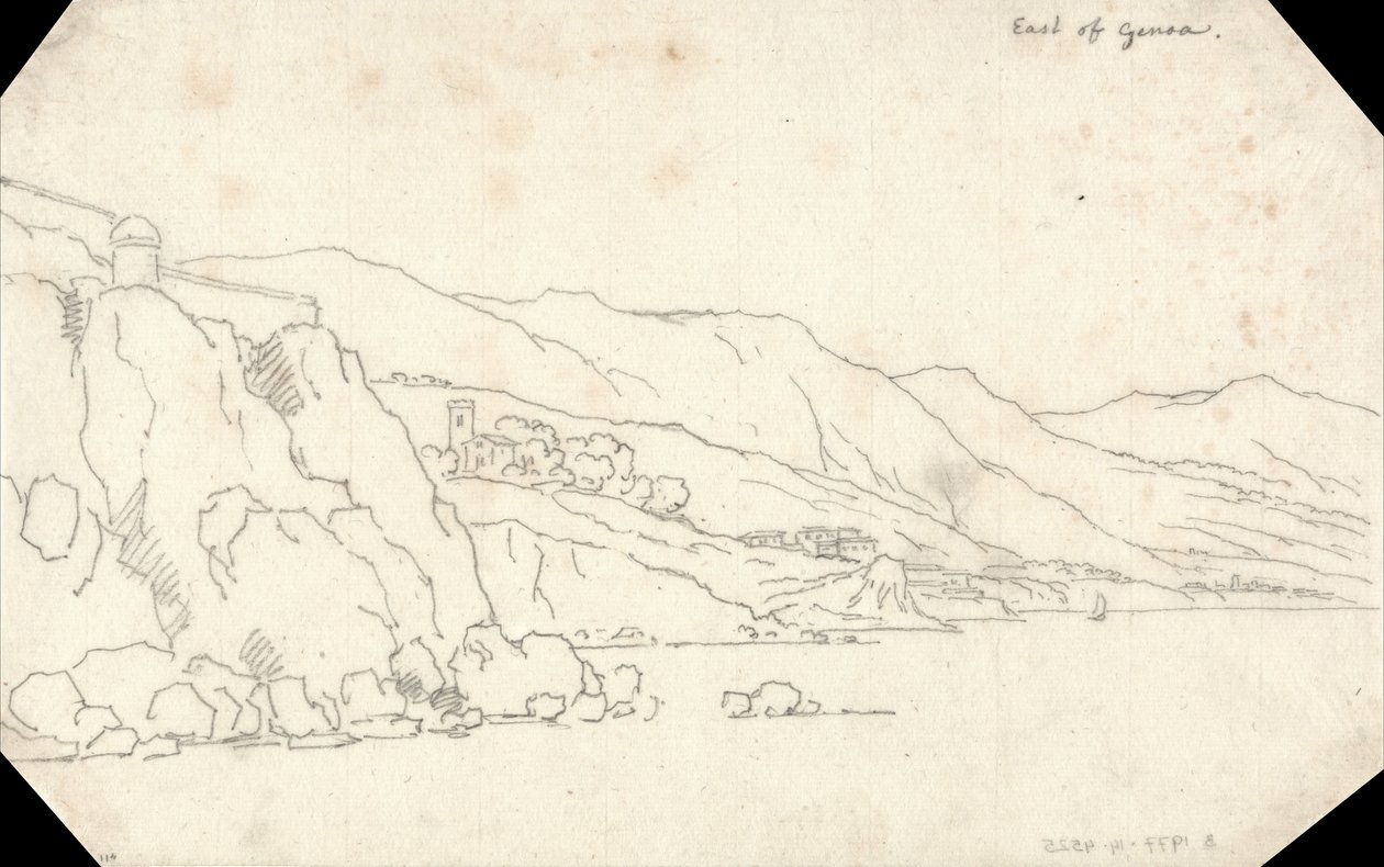 Leste de Génova de John Robert Cozens