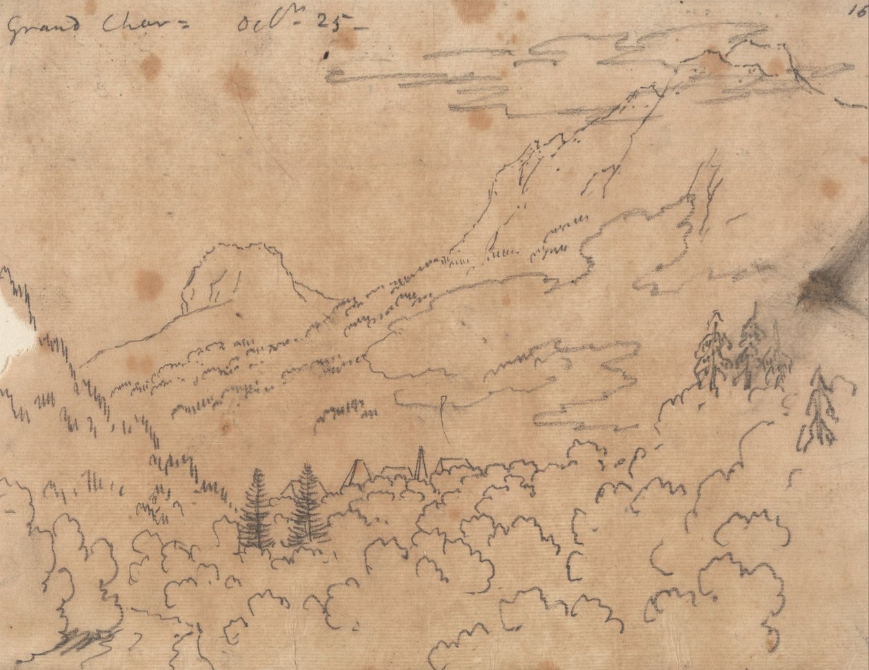Grand Chartreuse, 25 de outubro de John Robert Cozens