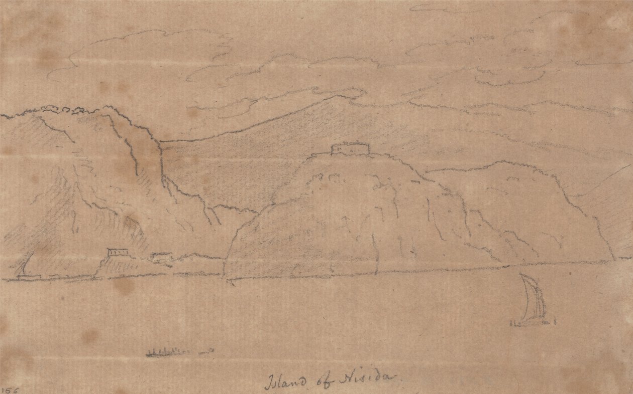 Ilha de Nisida de John Robert Cozens