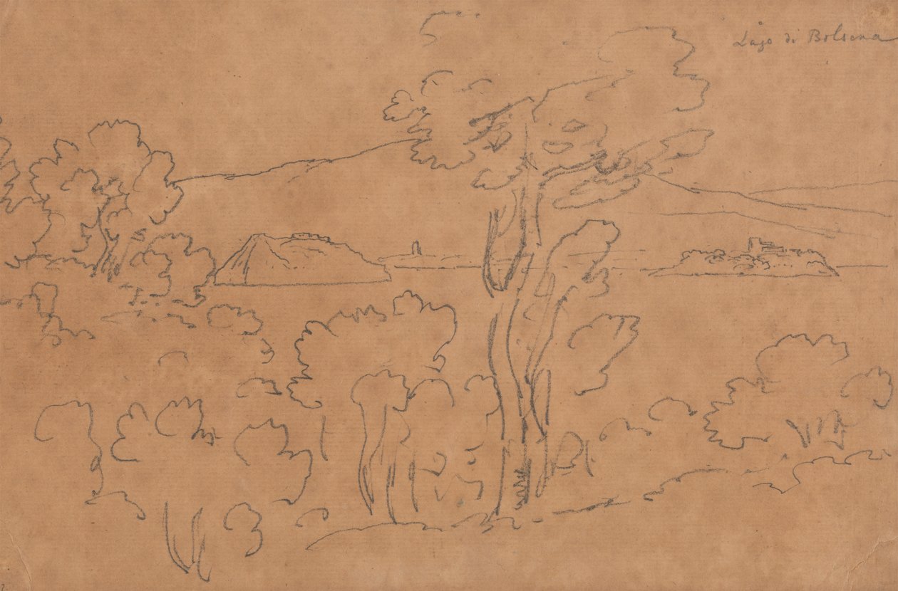 Lago Bolsena de John Robert Cozens