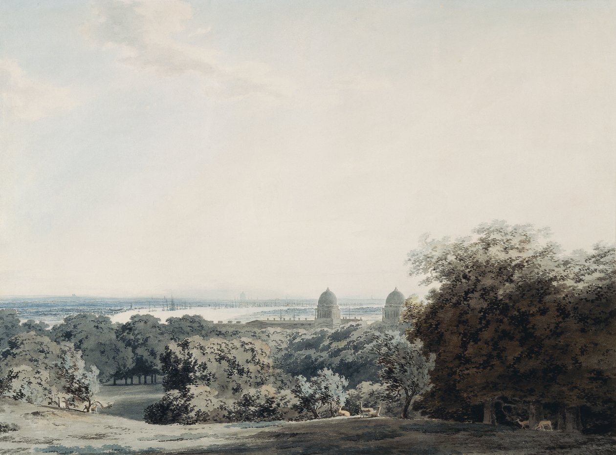 Londres de Greenwich Hill, de John Robert Cozens