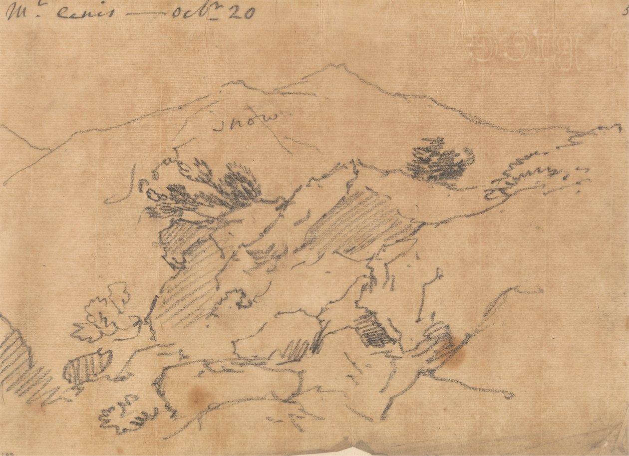 Mont Cenis, 20 de Outubro de John Robert Cozens
