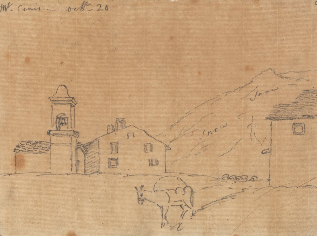 Mont Cenis, 20 de outubro de John Robert Cozens