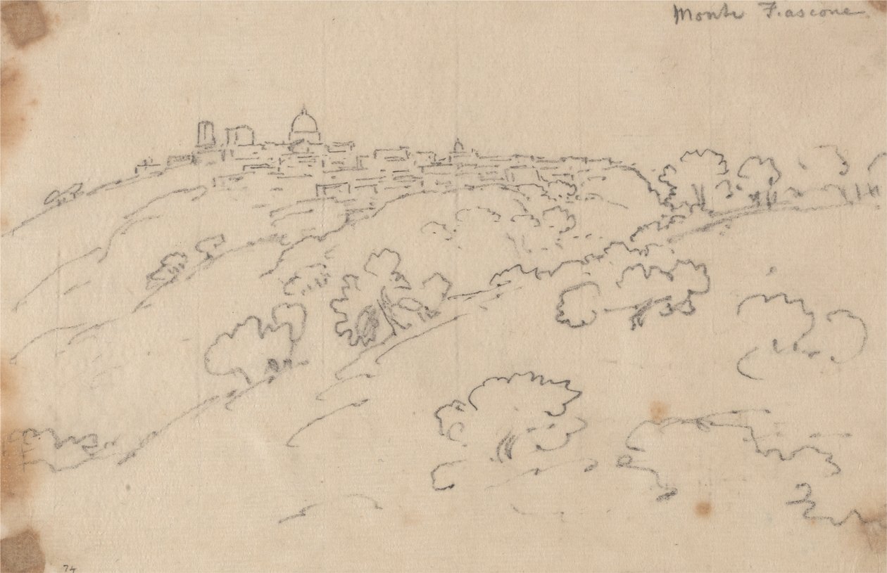 Monte Fiascone de John Robert Cozens