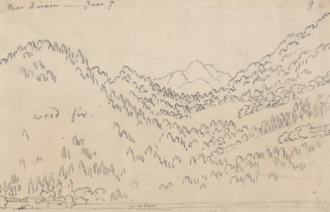 Perto de Brixen, 7 de Junho de John Robert Cozens