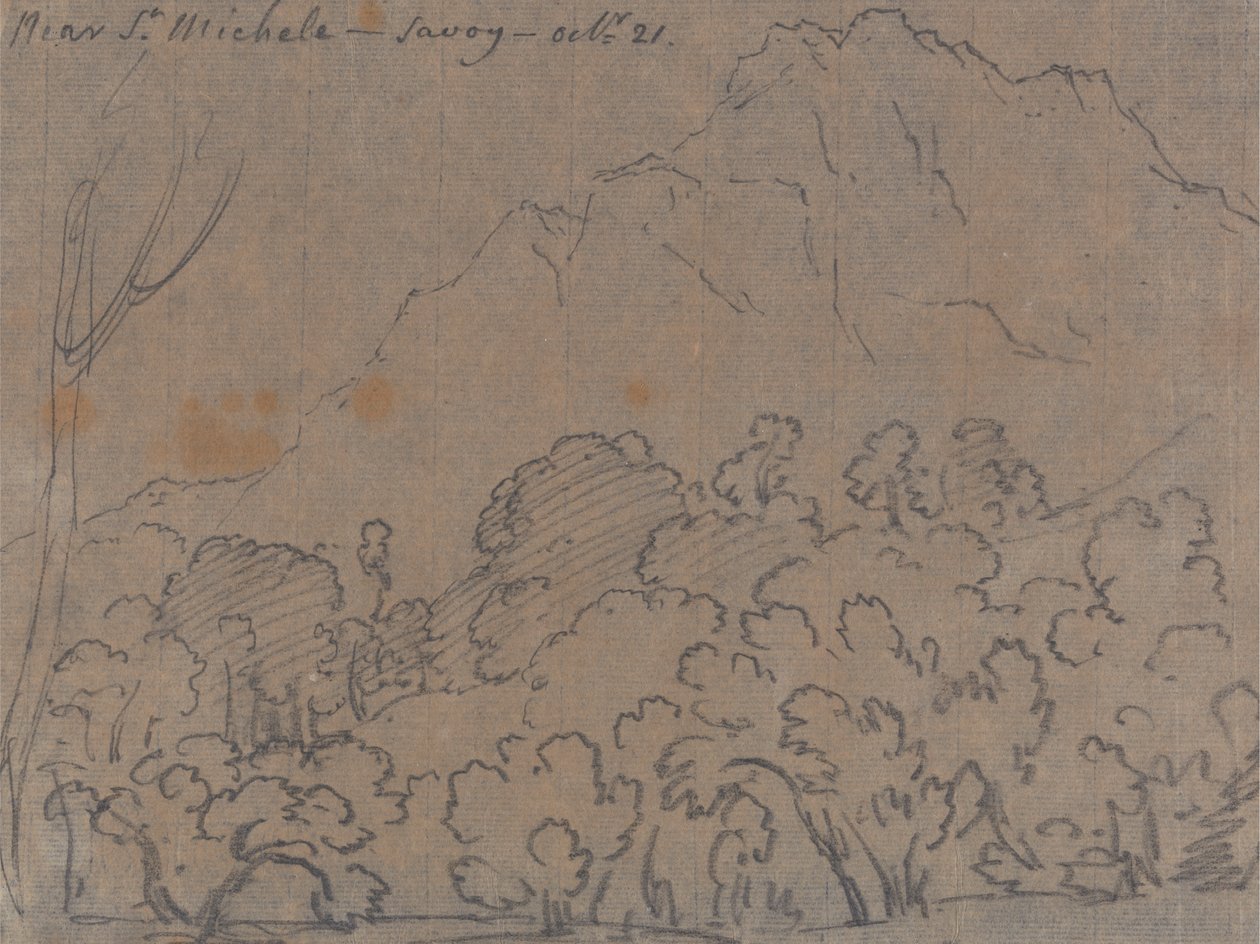 Perto de St. Michele, Savoy, 21 de Outubro de John Robert Cozens