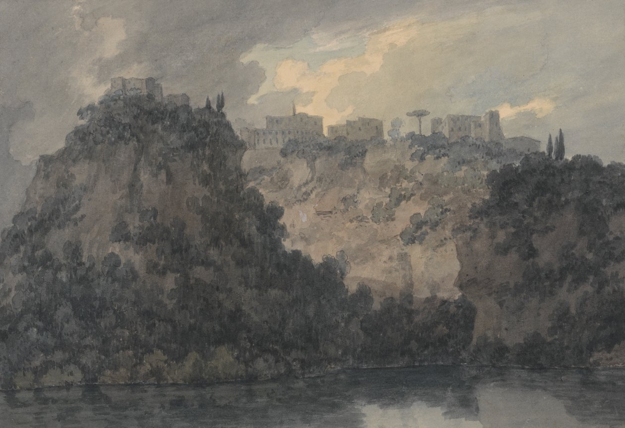 Sobre o Lago de Nemi de John Robert Cozens