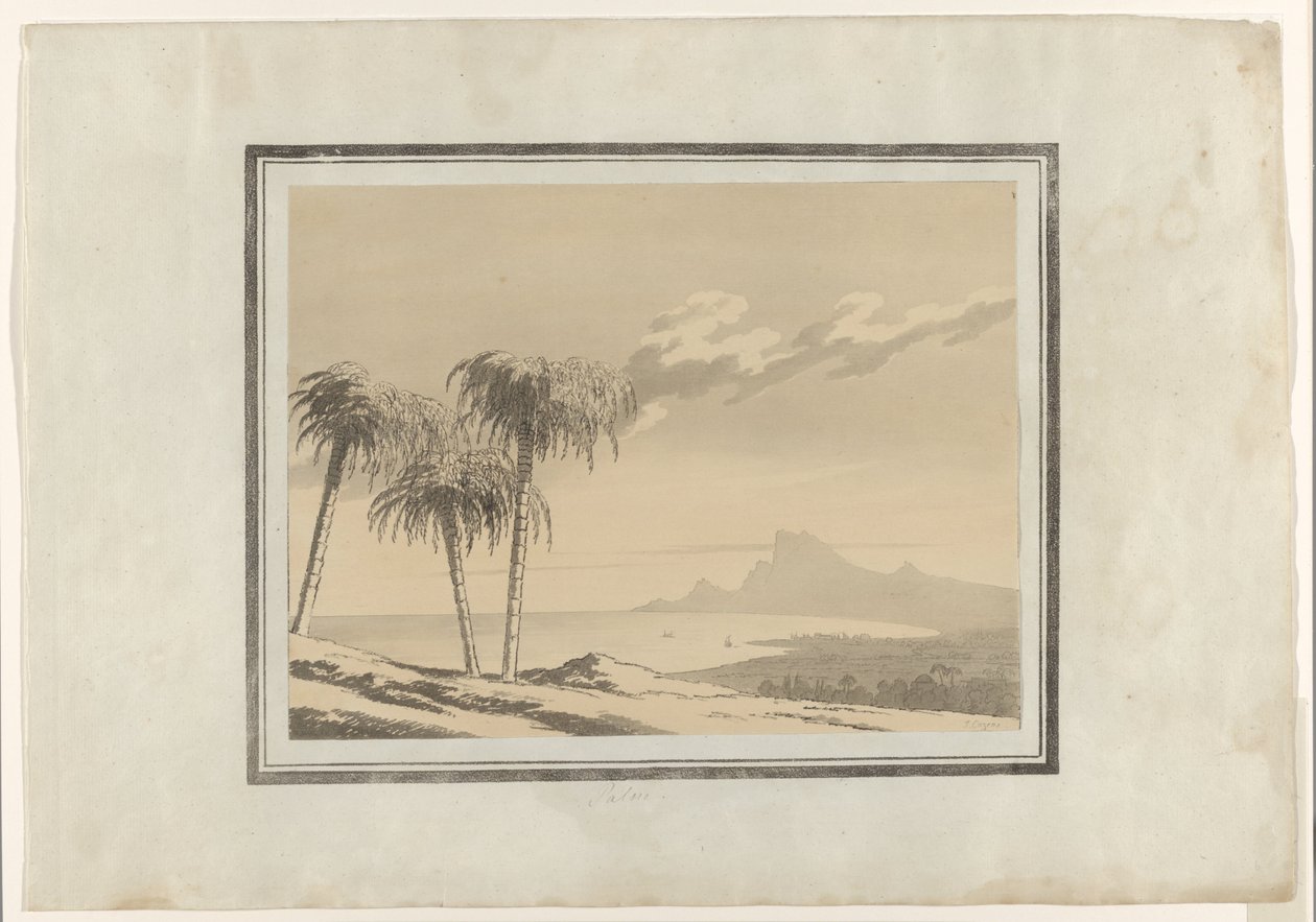Palma (título sobre o objecto) de John Robert Cozens