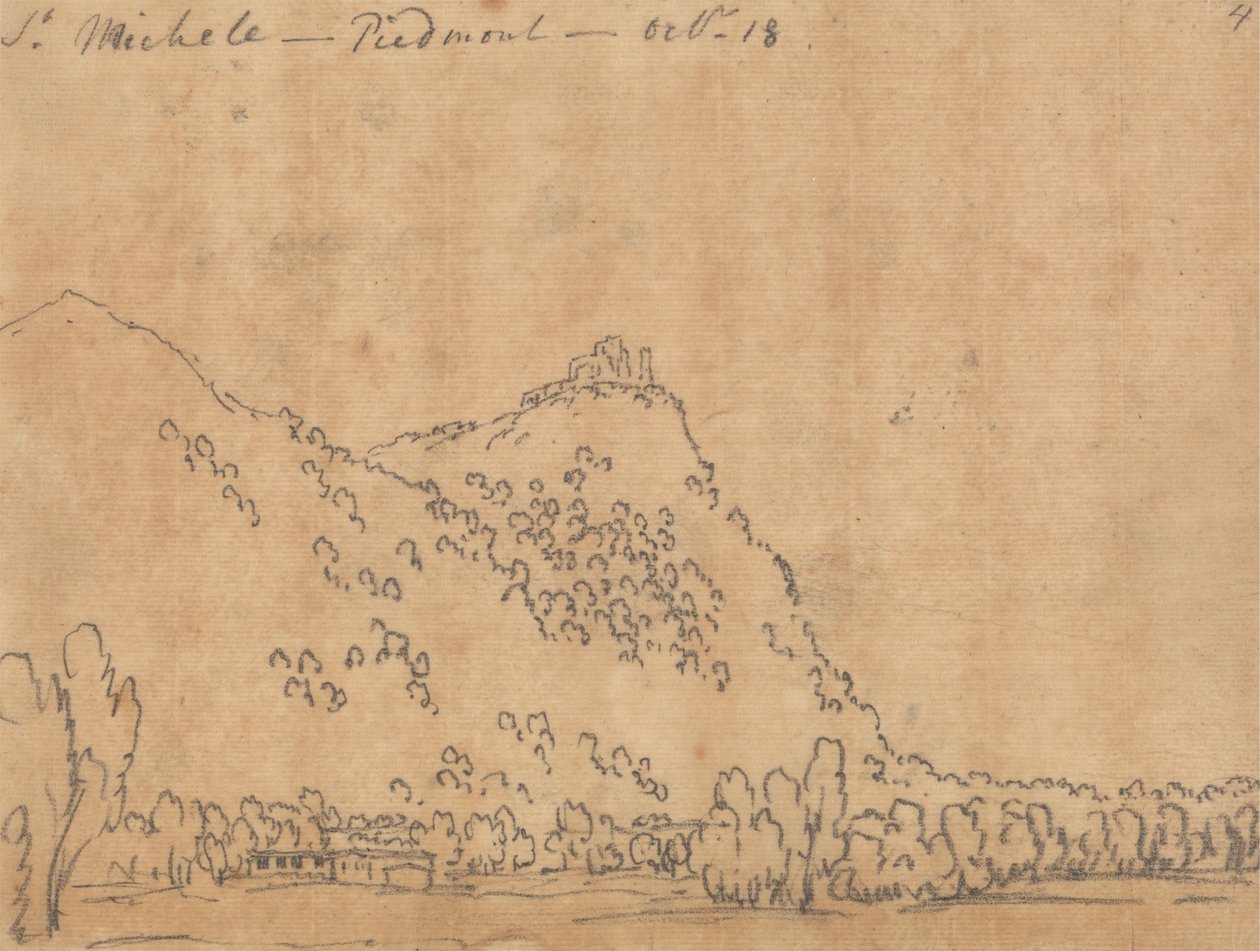 Saint Michele, Piemonte, 18 de outubro de John Robert Cozens