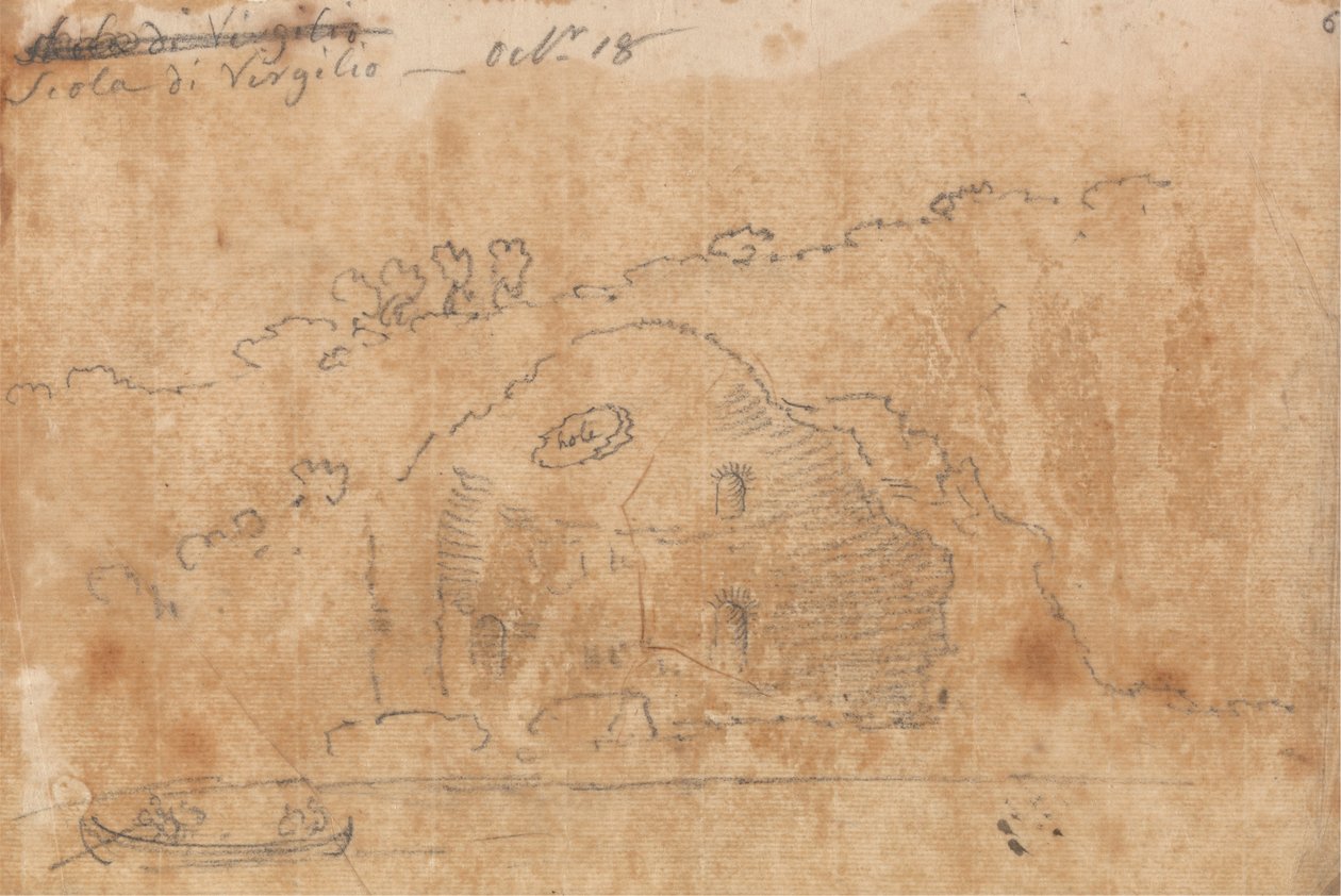 Escola de Virgílio, 18 de Outubro de John Robert Cozens