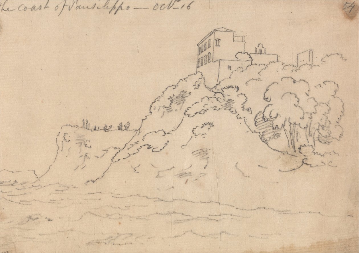 A Costa de Posillipo, 16 de outubro de John Robert Cozens