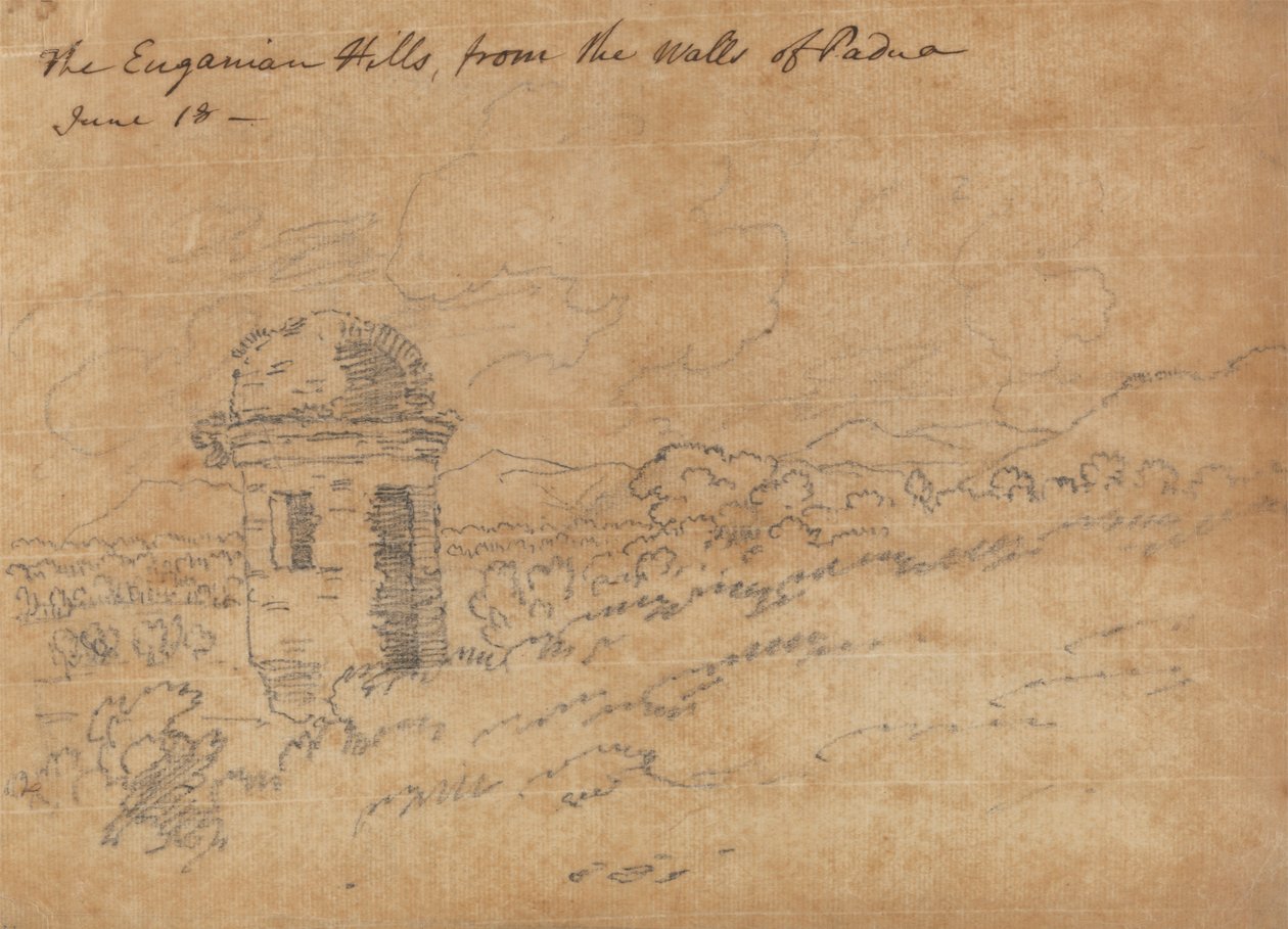 As Colinas de Euganean de John Robert Cozens