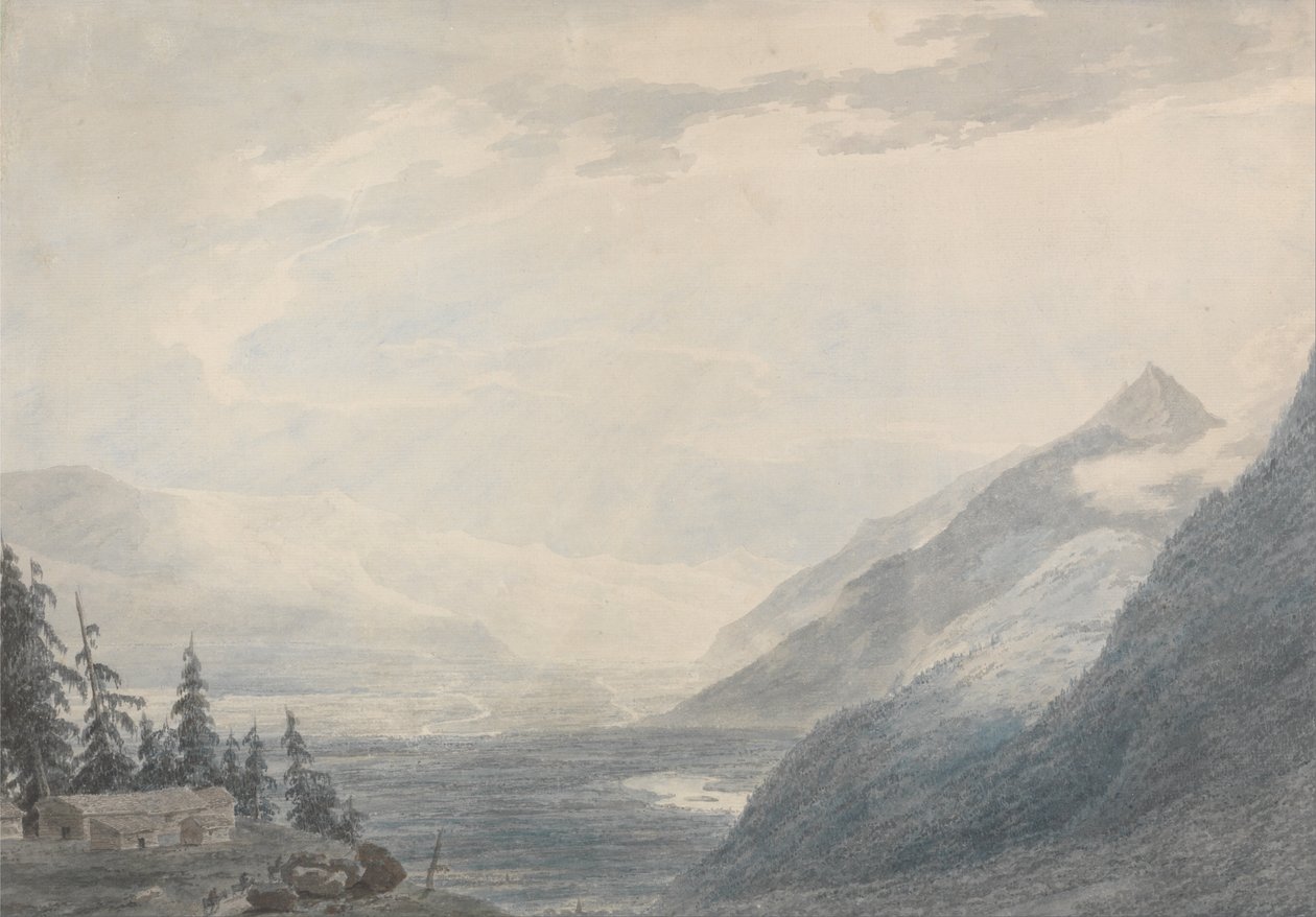O País de Valais de John Robert Cozens